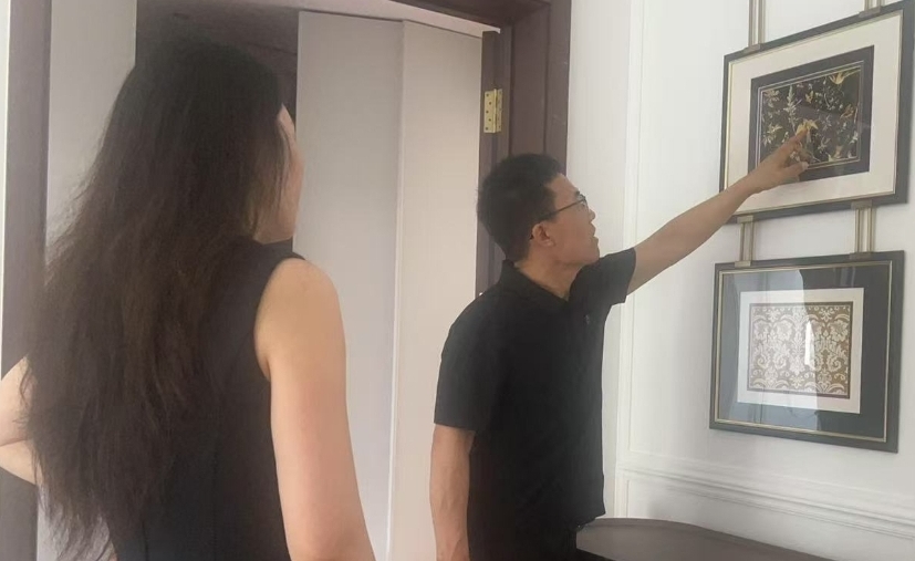 山东潍坊风水大师王易明受邀到昌乐为李女士的别墅进行风水堪舆二